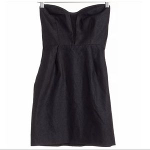 RAG & BONE Dark Denim Strapless Dress Size 0